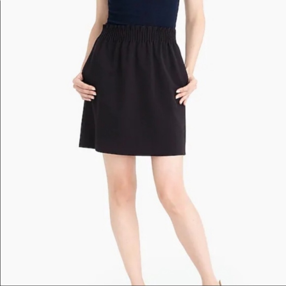 J.CREW Paper-bag Pull On Skirt with POCKETS sz 4